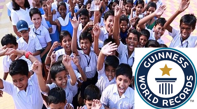 students create Guinness Book of World Records