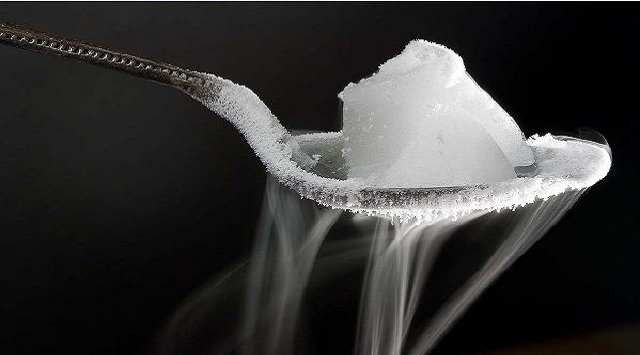 Dry ice liquid nitrogen unfit for consumption