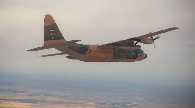 Jordan US conduct joint aid airdrops