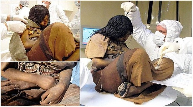 girl unearthed after 500-year sacrifice