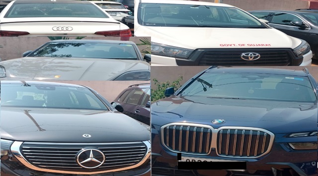 luxury cars seized in Bhubaneswar