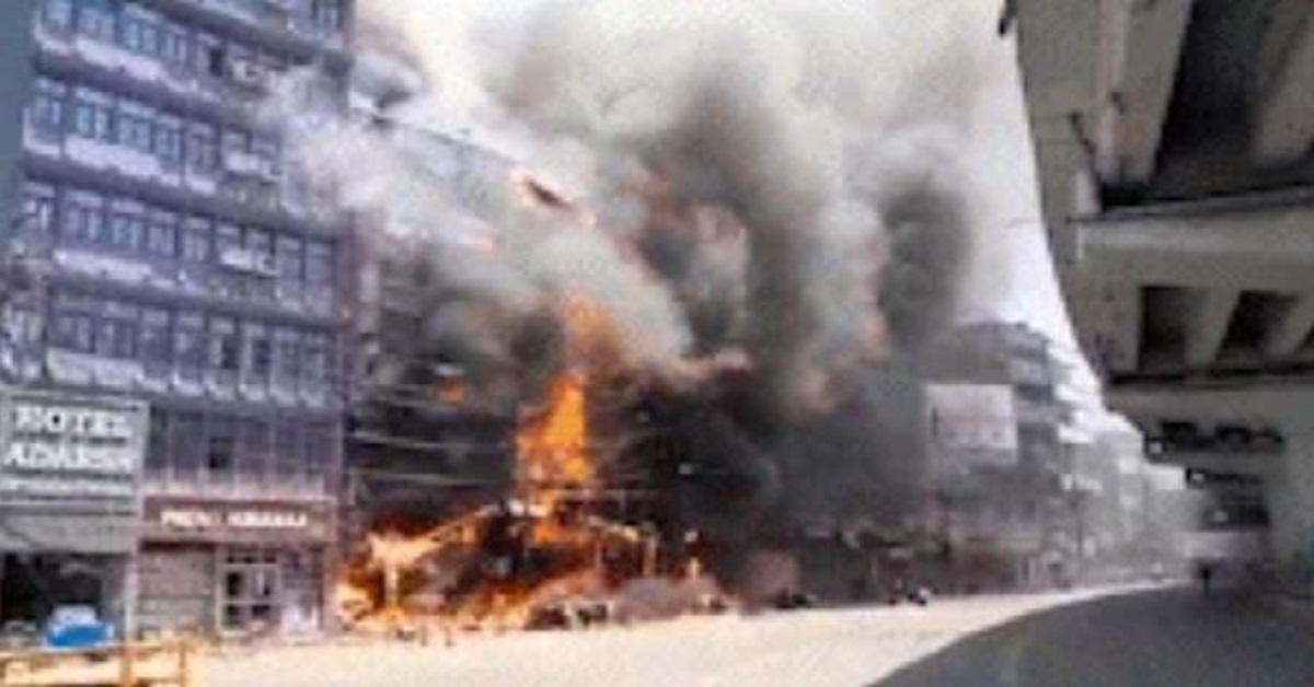 fire at hotel near Patna Railway station