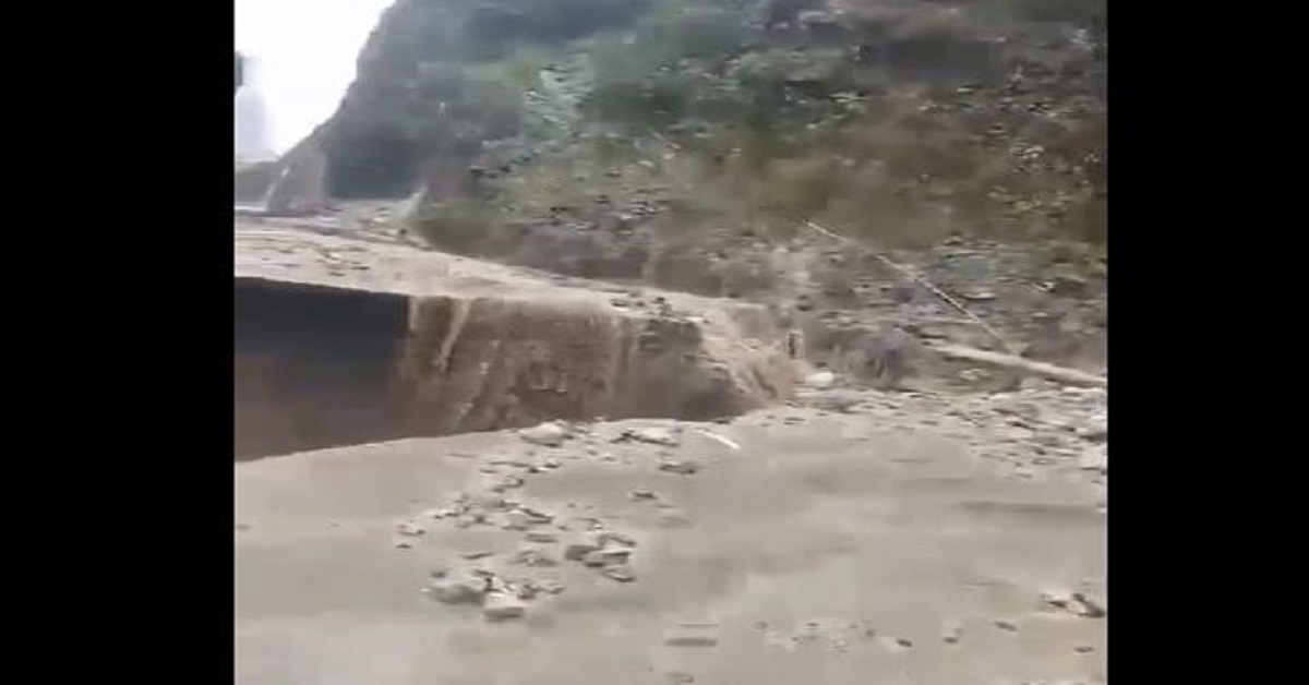 Massive landslide in Arunachal Pradesh