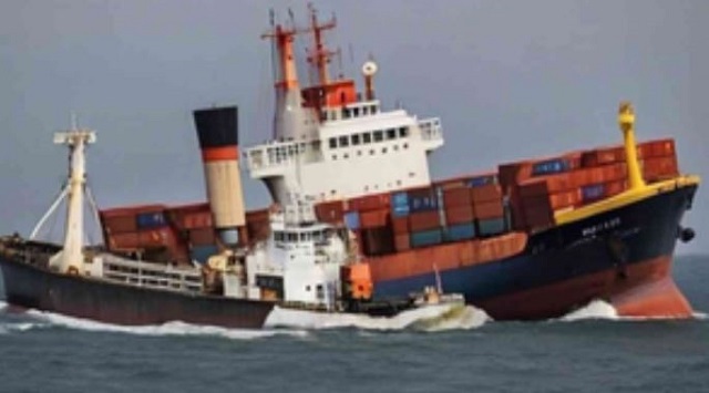 ship collision in China