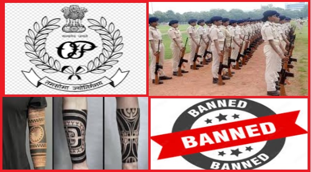 Tattoos banned for police