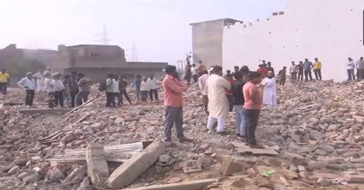 building collapses in Muzaffarnagar