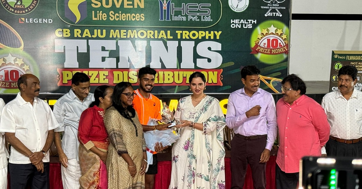 KIIT student Kabir Hans wins the Doubles Title