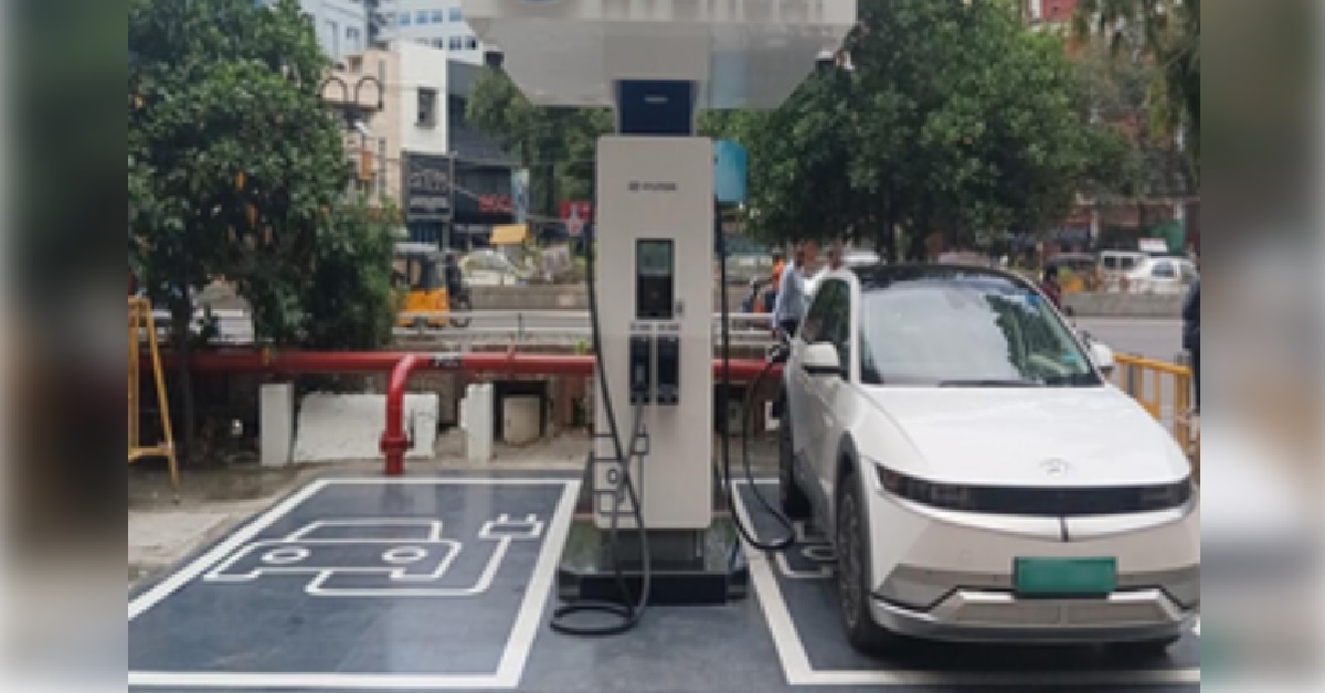 Hyundai Motor installs EV charging station in Chennai