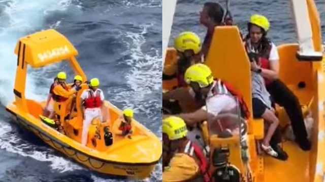 Father rescues daughter after she falls from Disney Cruise ship