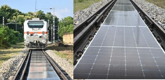 Indian Railways goes green, installs solar panels on tracks