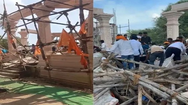 Five dead, 18 injured as portion of temple collapses in Maharashtra
